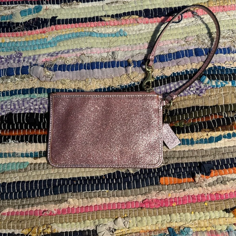 Coach Pink Wristlet Bag 💕